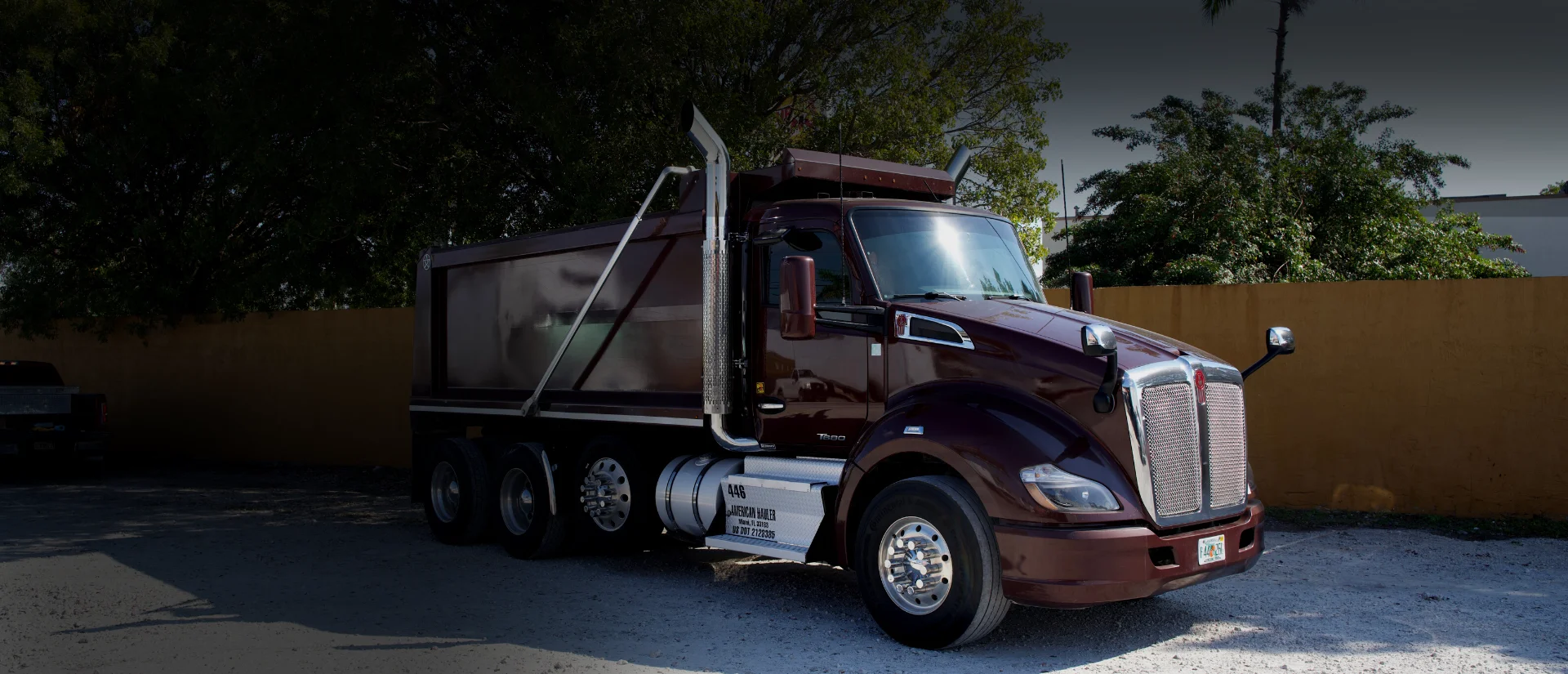 American Hauler truck on highway